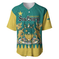 Personalised Canada Greater Sudbury Baseball Jersey The Nickel Capital Aedificemus