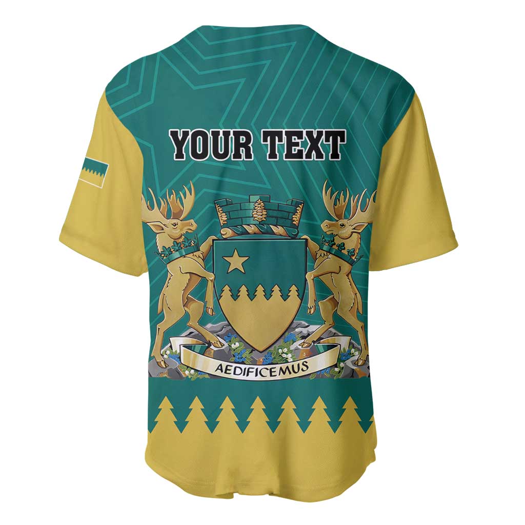 Personalised Canada Greater Sudbury Baseball Jersey The Nickel Capital Aedificemus