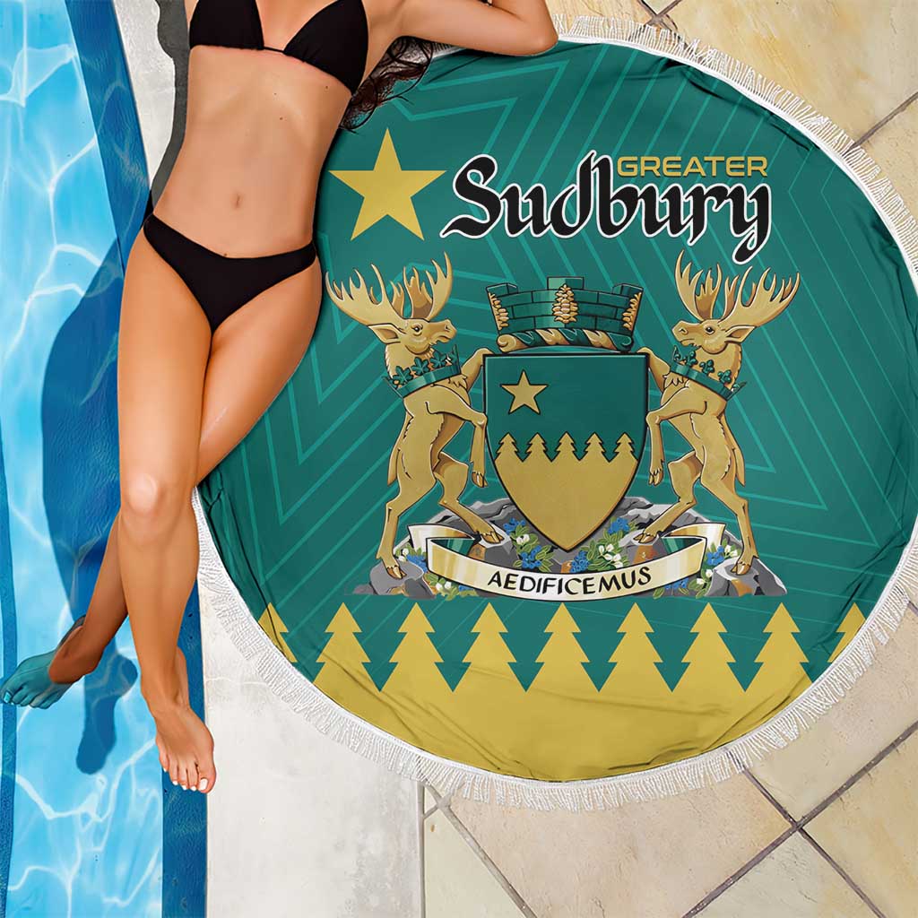 Canada Greater Sudbury Beach Blanket The Nickel Capital Aedificemus