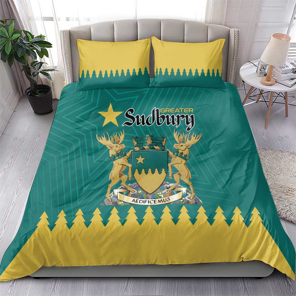 Canada Greater Sudbury Bedding Set The Nickel Capital Aedificemus