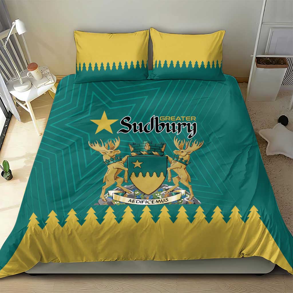 Canada Greater Sudbury Bedding Set The Nickel Capital Aedificemus