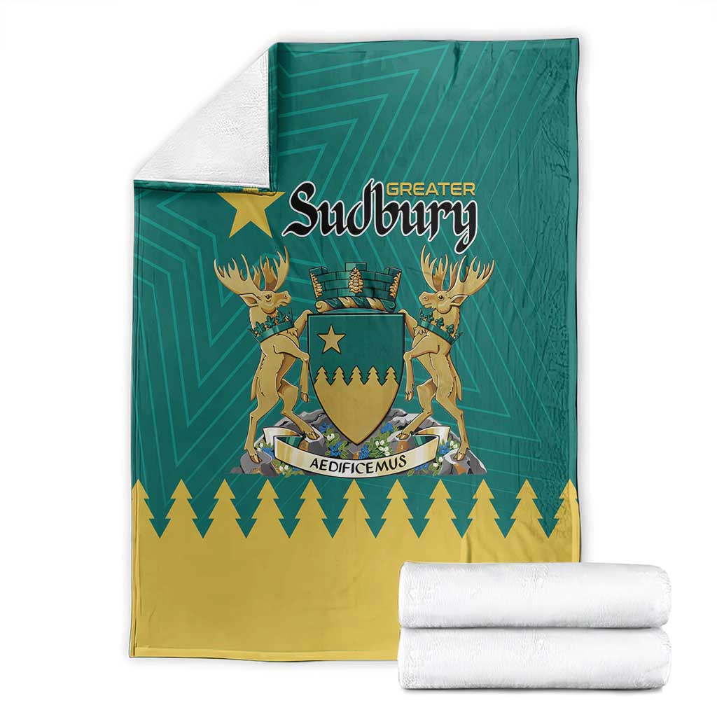 Canada Greater Sudbury Blanket The Nickel Capital Aedificemus