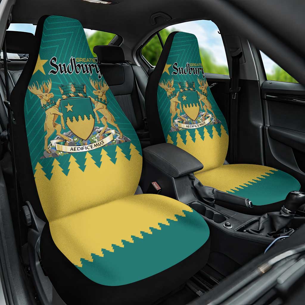 Canada Greater Sudbury Car Seat Cover The Nickel Capital Aedificemus