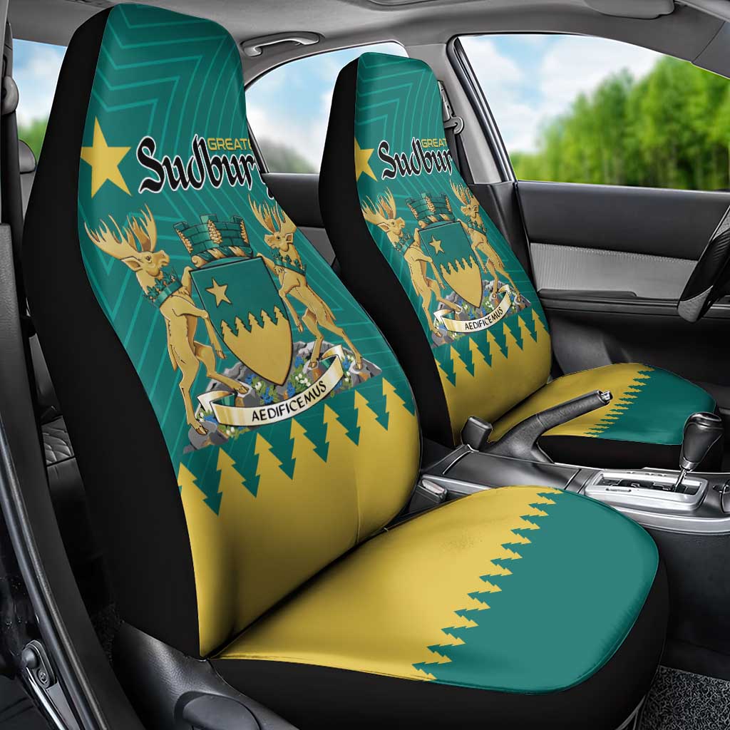 Canada Greater Sudbury Car Seat Cover The Nickel Capital Aedificemus