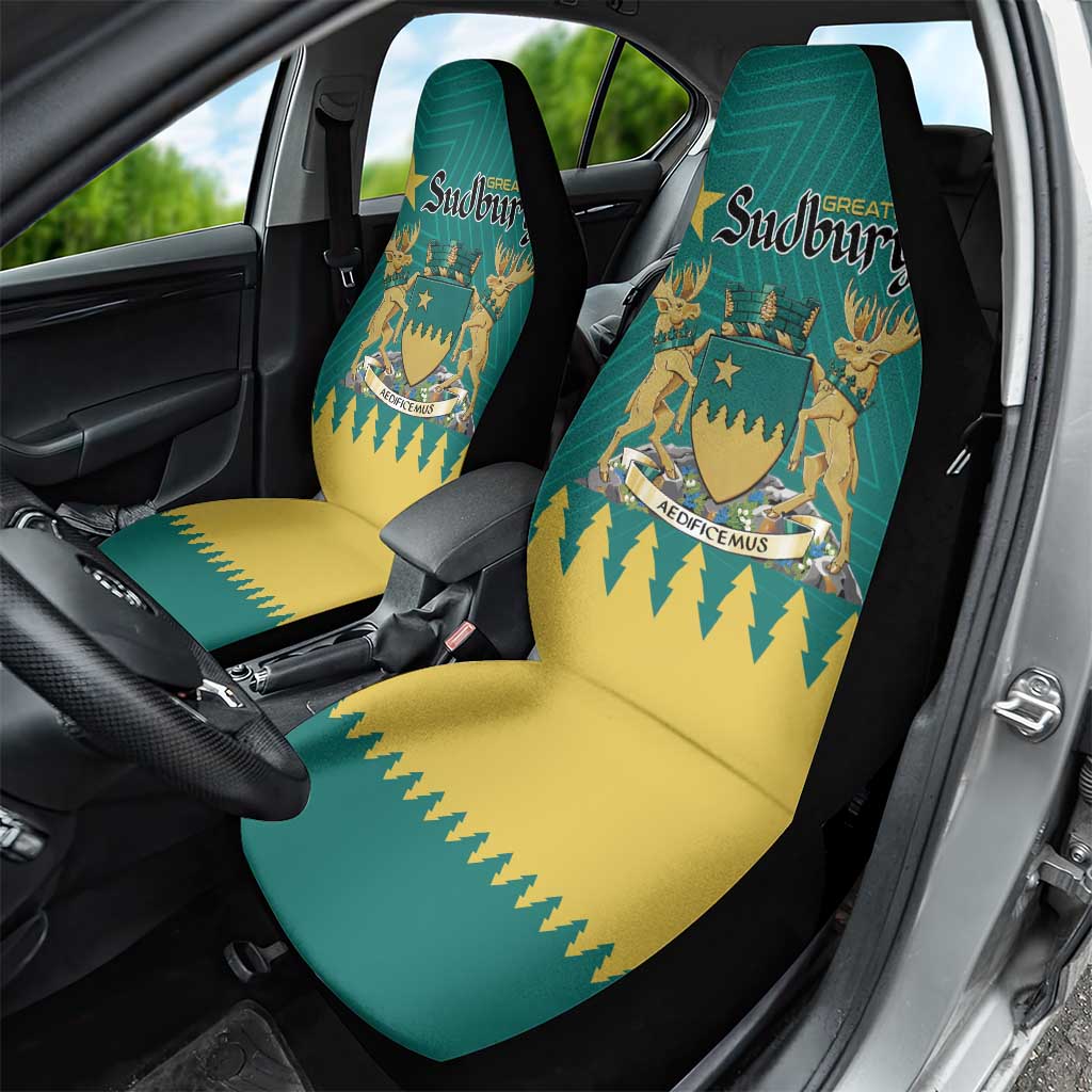 Canada Greater Sudbury Car Seat Cover The Nickel Capital Aedificemus