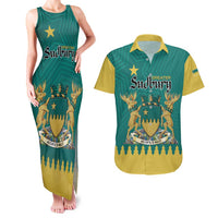 Personalised Canada Greater Sudbury Couples Matching Tank Maxi Dress and Hawaiian Shirt The Nickel Capital Aedificemus