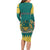 Personalised Canada Greater Sudbury Family Matching Long Sleeve Bodycon Dress and Hawaiian Shirt The Nickel Capital Aedificemus