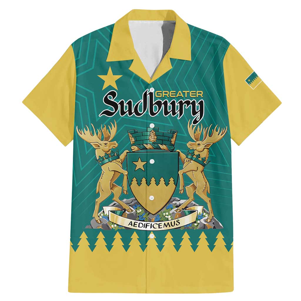 Personalised Canada Greater Sudbury Family Matching Mermaid Dress and Hawaiian Shirt The Nickel Capital Aedificemus