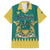 Personalised Canada Greater Sudbury Family Matching Off The Shoulder Long Sleeve Dress and Hawaiian Shirt The Nickel Capital Aedificemus