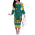 Personalised Canada Greater Sudbury Family Matching Off The Shoulder Long Sleeve Dress and Hawaiian Shirt The Nickel Capital Aedificemus