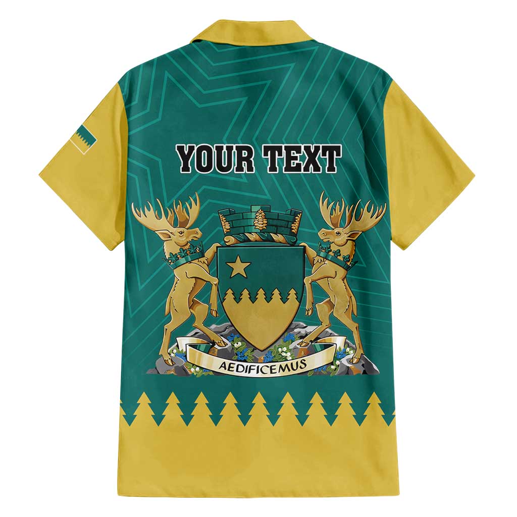 Personalised Canada Greater Sudbury Family Matching Off Shoulder Maxi Dress and Hawaiian Shirt The Nickel Capital Aedificemus