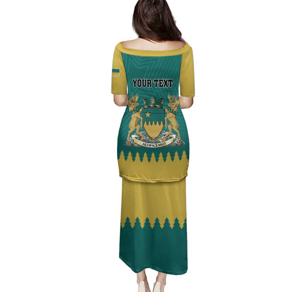 Personalised Canada Greater Sudbury Family Matching Puletasi and Hawaiian Shirt The Nickel Capital Aedificemus