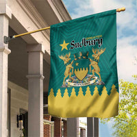 Canada Greater Sudbury Garden Flag The Nickel Capital Aedificemus