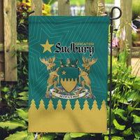 Canada Greater Sudbury Garden Flag The Nickel Capital Aedificemus