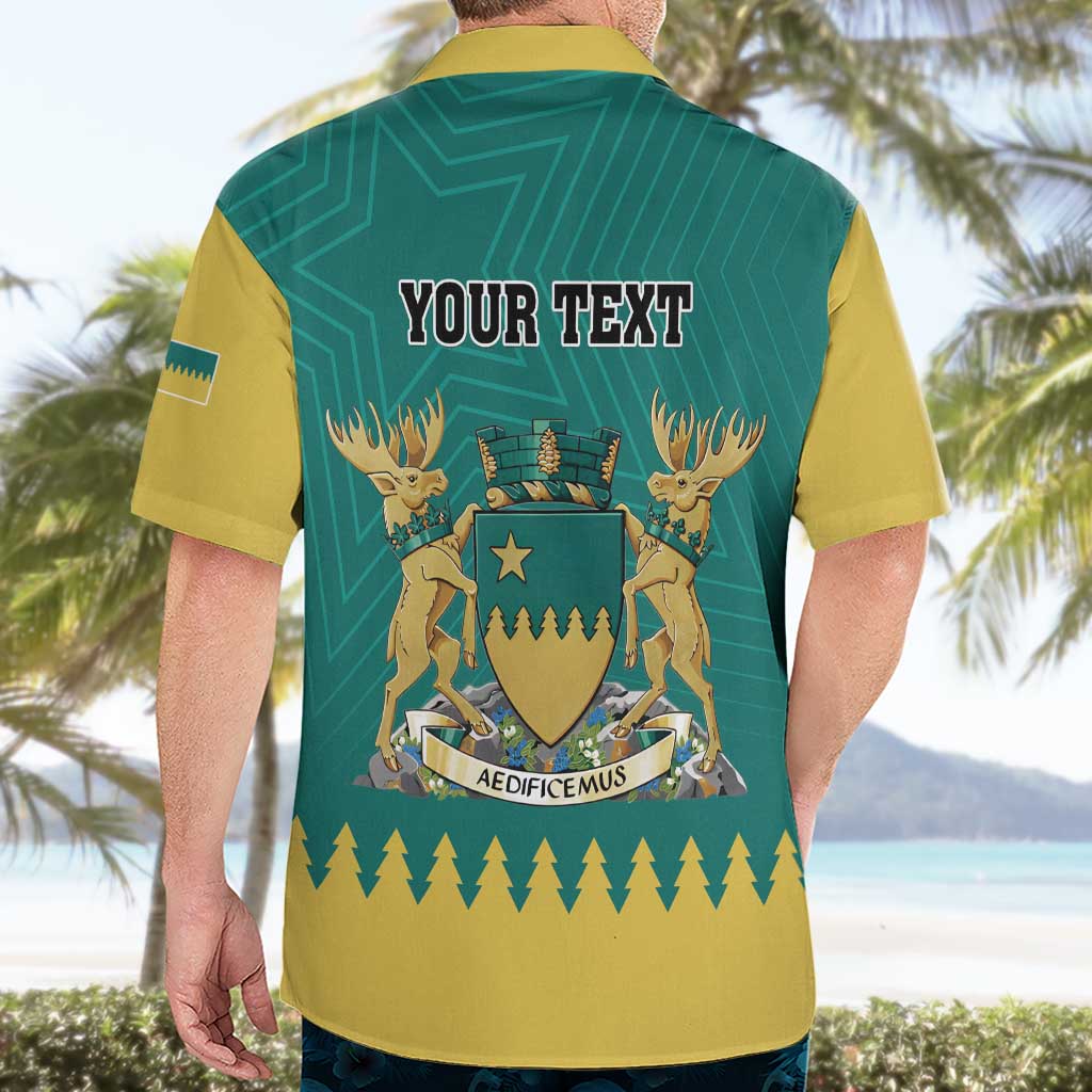 Personalised Canada Greater Sudbury Hawaiian Shirt The Nickel Capital Aedificemus