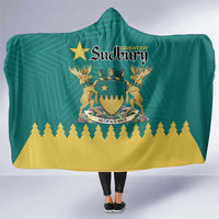 Canada Greater Sudbury Hooded Blanket The Nickel Capital Aedificemus