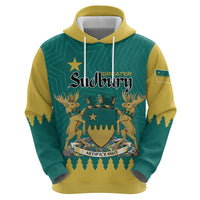 Personalised Canada Greater Sudbury Hoodie The Nickel Capital Aedificemus