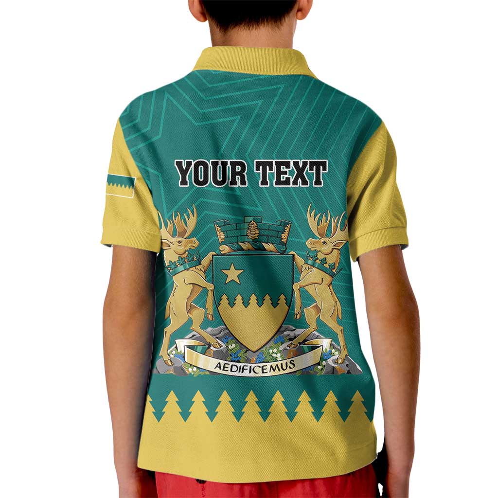 Personalised Canada Greater Sudbury Kid Polo Shirt The Nickel Capital Aedificemus