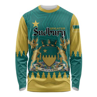 Personalised Canada Greater Sudbury Long Sleeve Shirt The Nickel Capital Aedificemus