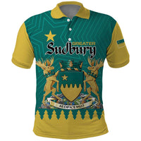 Personalised Canada Greater Sudbury Polo Shirt The Nickel Capital Aedificemus