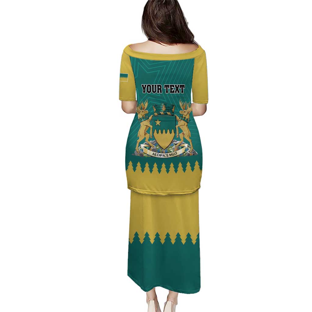 Personalised Canada Greater Sudbury Puletasi The Nickel Capital Aedificemus