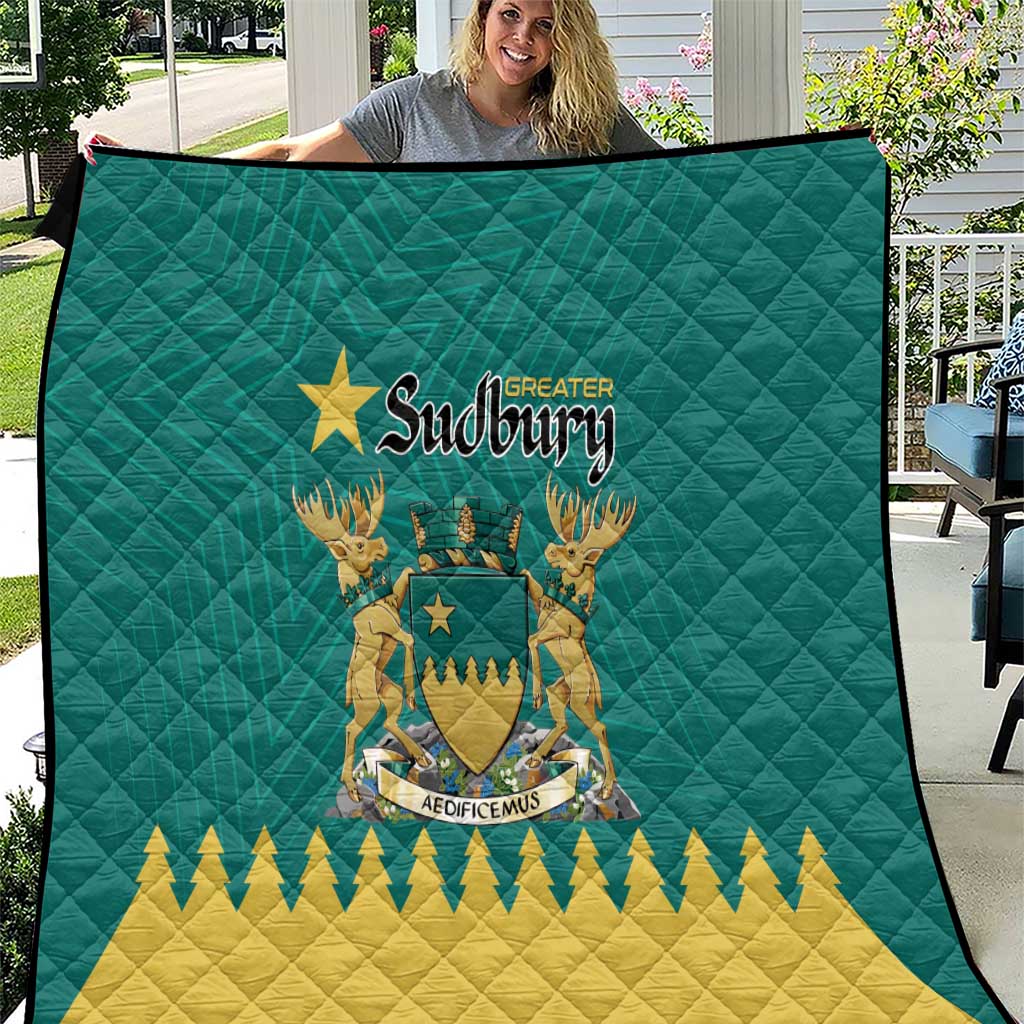 Canada Greater Sudbury Quilt The Nickel Capital Aedificemus