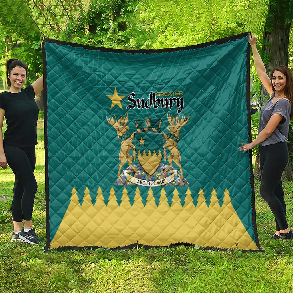 Canada Greater Sudbury Quilt The Nickel Capital Aedificemus