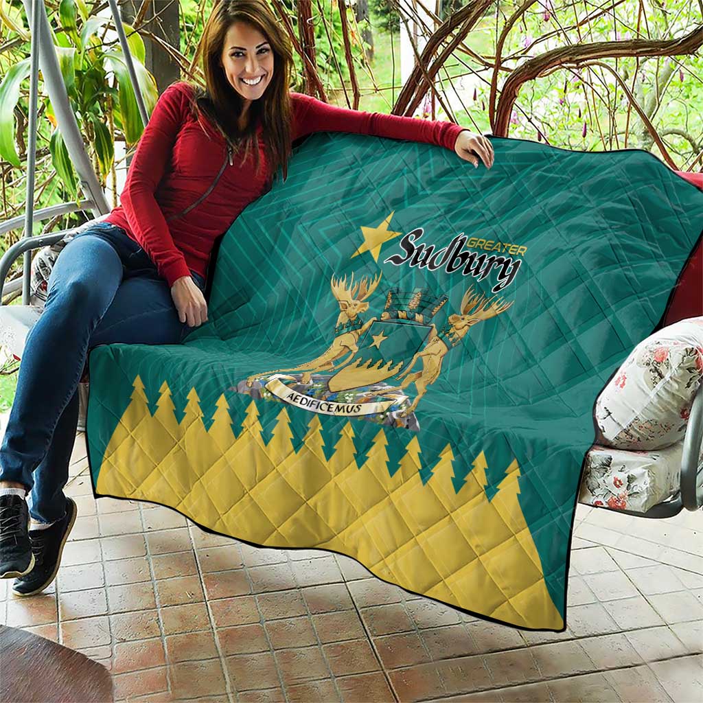 Canada Greater Sudbury Quilt The Nickel Capital Aedificemus