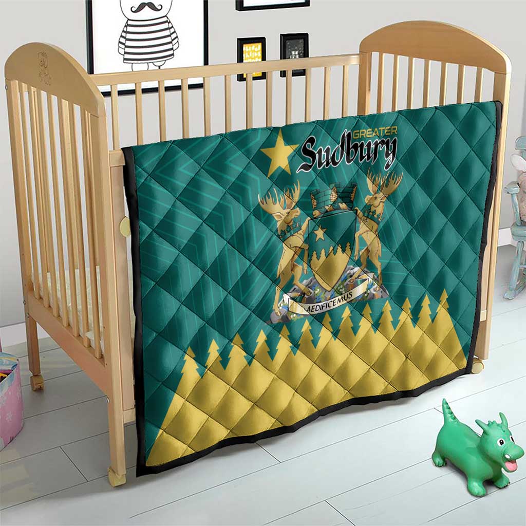 Canada Greater Sudbury Quilt The Nickel Capital Aedificemus