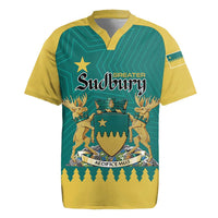 Personalised Canada Greater Sudbury Rugby Jersey The Nickel Capital Aedificemus
