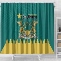 Canada Greater Sudbury Shower Curtain The Nickel Capital Aedificemus