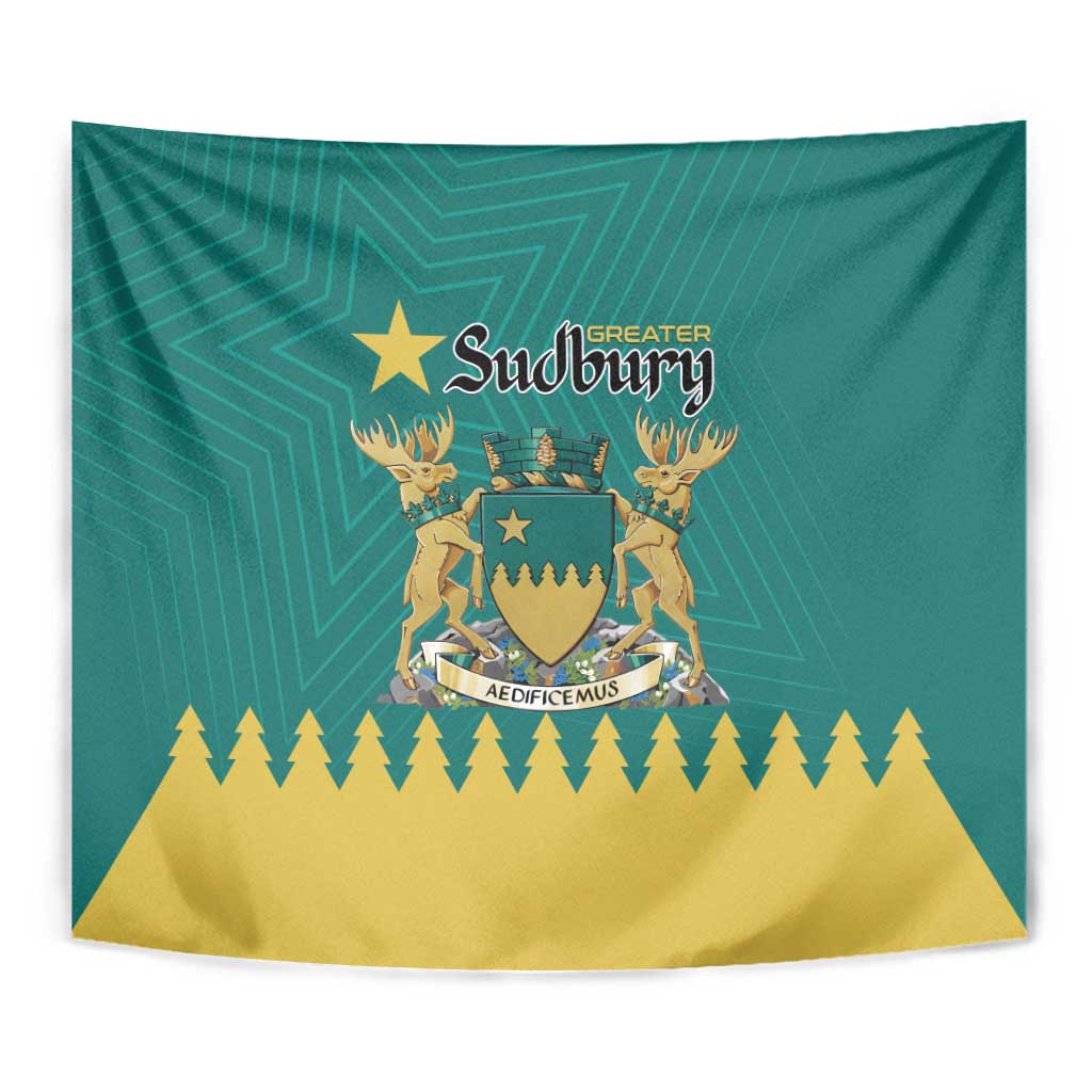 Canada Greater Sudbury Tapestry The Nickel Capital Aedificemus