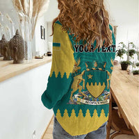 Personalised Canada Greater Sudbury Women Casual Shirt The Nickel Capital Aedificemus