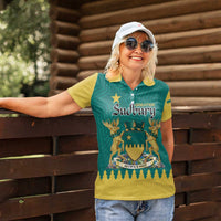 Personalised Canada Greater Sudbury Women Polo Shirt The Nickel Capital Aedificemus