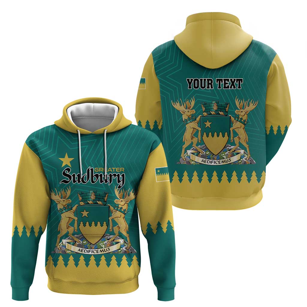 Personalised Canada Greater Sudbury Zip Hoodie The Nickel Capital Aedificemus