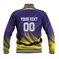 Custom Kolkata 2025 Cricket Knight Riders Baseball Jacket Korbo Lorbo Jeetbo