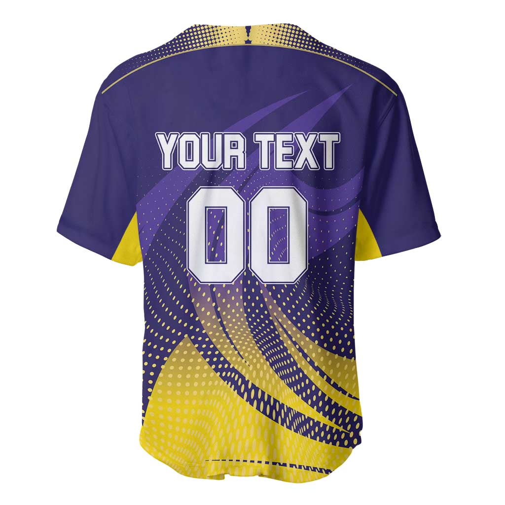 Custom Kolkata 2025 Cricket Knight Riders Baseball Jersey Korbo Lorbo Jeetbo
