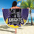 Kolkata 2025 Cricket Knight Riders Beach Blanket Korbo Lorbo Jeetbo