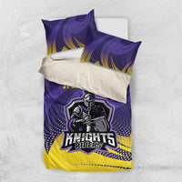 Kolkata 2025 Cricket Knight Riders Bedding Set Korbo Lorbo Jeetbo