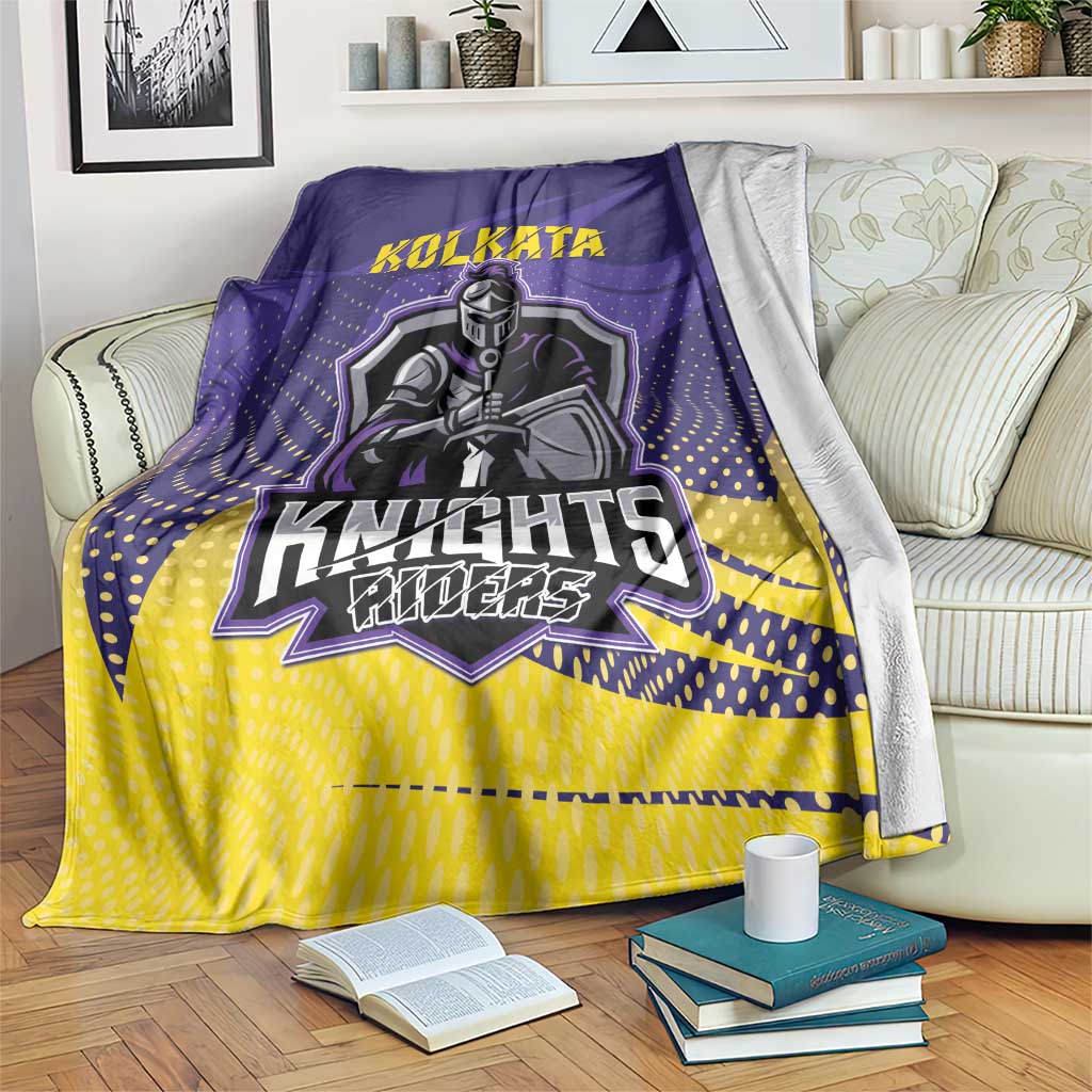 Kolkata 2025 Cricket Knight Riders Blanket Korbo Lorbo Jeetbo