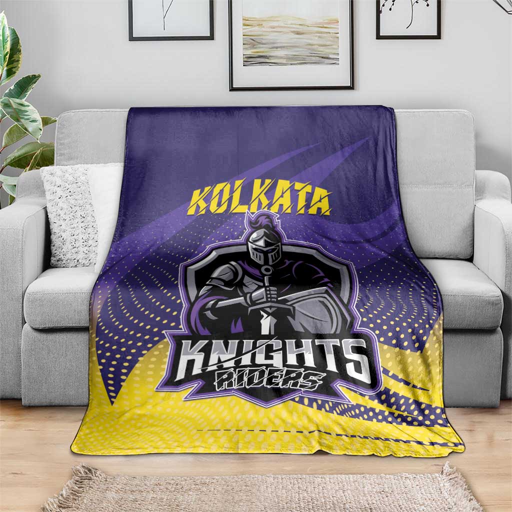 Kolkata 2025 Cricket Knight Riders Blanket Korbo Lorbo Jeetbo