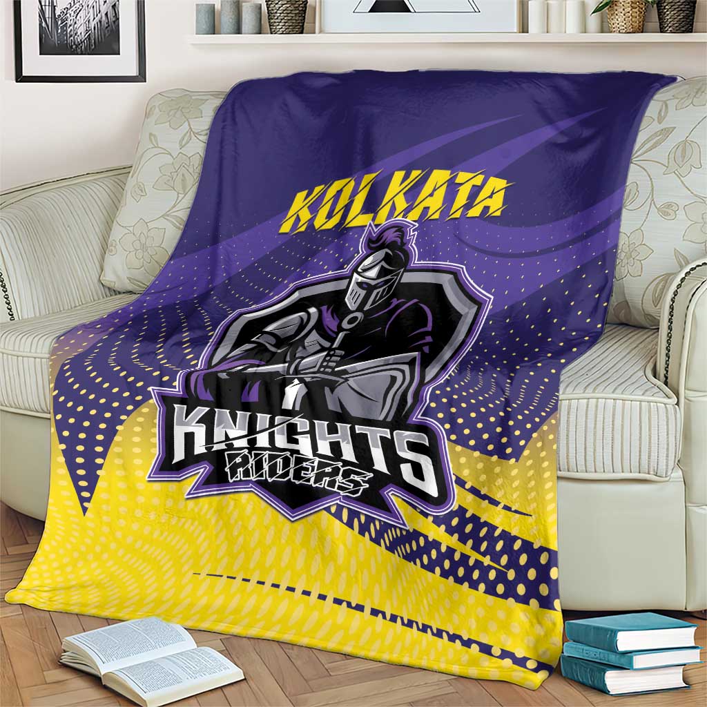 Kolkata 2025 Cricket Knight Riders Blanket Korbo Lorbo Jeetbo