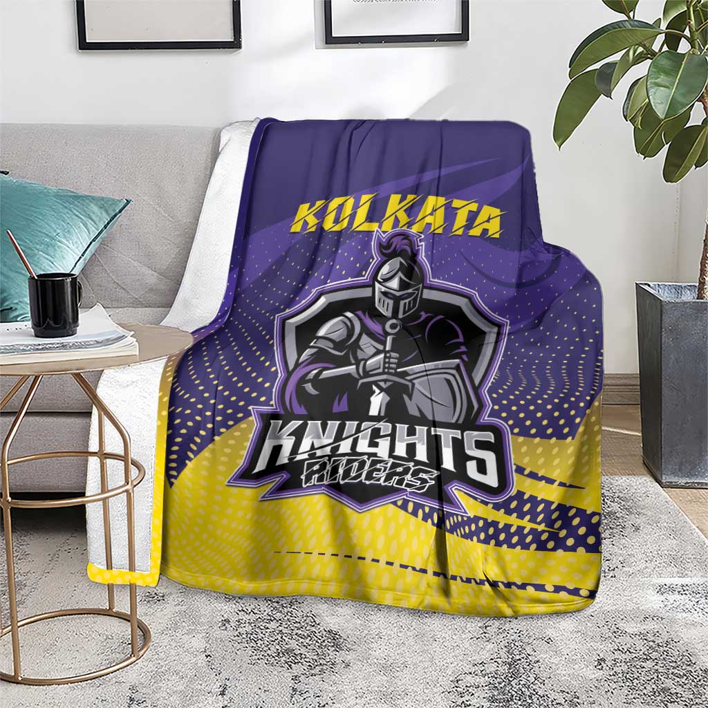 Kolkata 2025 Cricket Knight Riders Blanket Korbo Lorbo Jeetbo
