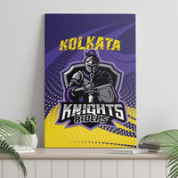 Kolkata 2025 Cricket Knight Riders Canvas Wall Art Korbo Lorbo Jeetbo