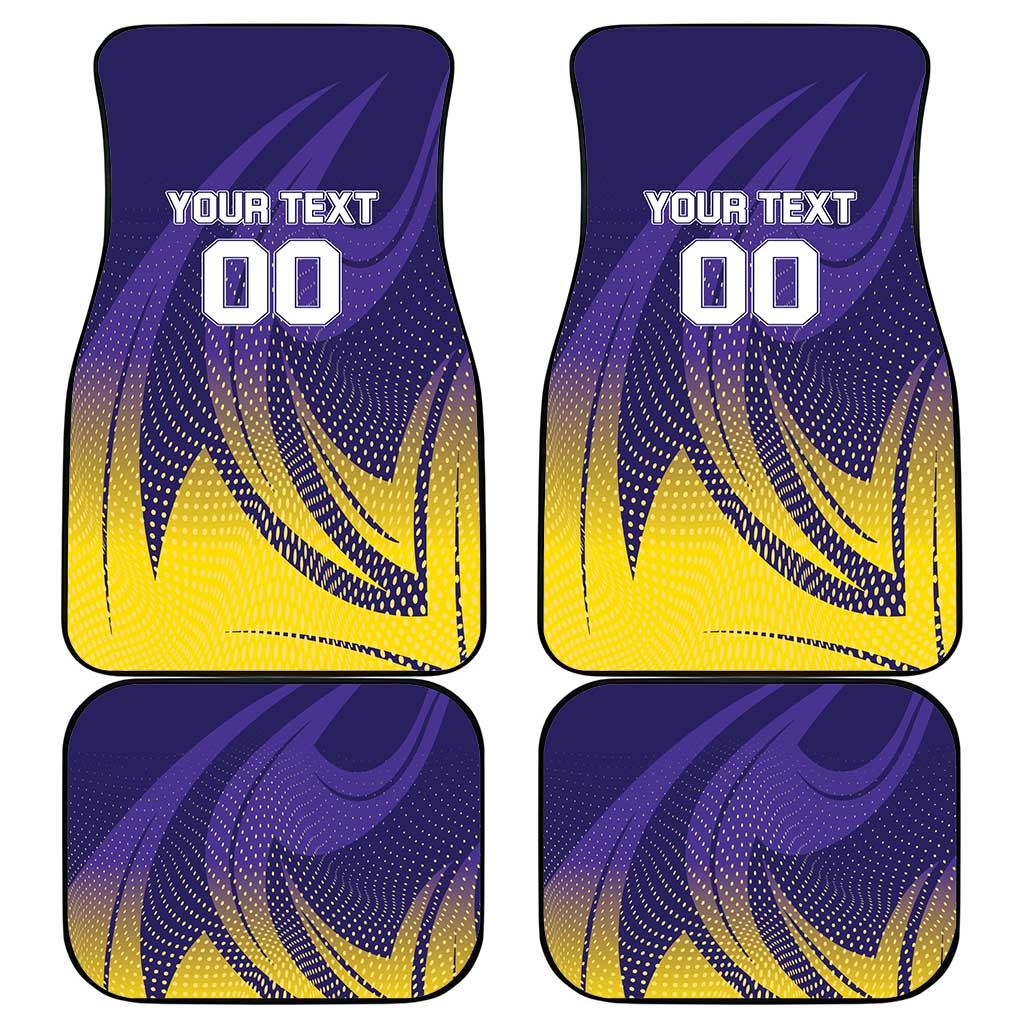 Kolkata 2025 Cricket Knight Riders Car Mats Korbo Lorbo Jeetbo