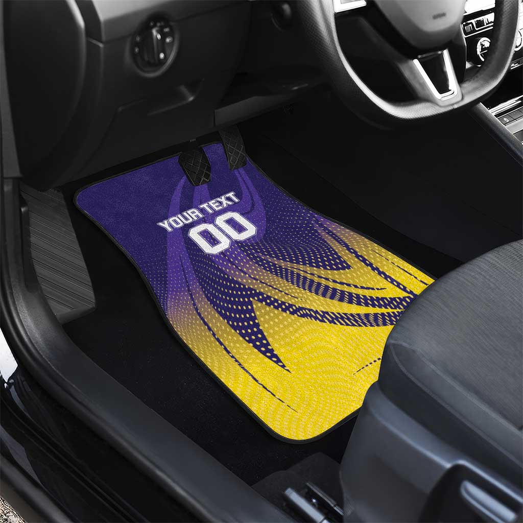 Kolkata 2025 Cricket Knight Riders Car Mats Korbo Lorbo Jeetbo