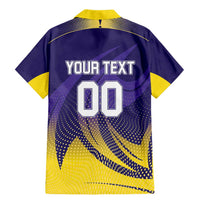 Custom Kolkata 2025 Cricket Knight Riders Family Matching Mermaid Dress and Hawaiian Shirt Korbo Lorbo Jeetbo