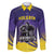 Custom Kolkata 2025 Cricket Knight Riders Family Matching Off The Shoulder Long Sleeve Dress and Hawaiian Shirt Korbo Lorbo Jeetbo