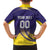Custom Kolkata 2025 Cricket Knight Riders Family Matching Off Shoulder Short Dress and Hawaiian Shirt Korbo Lorbo Jeetbo