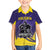 Custom Kolkata 2025 Cricket Knight Riders Family Matching Off Shoulder Short Dress and Hawaiian Shirt Korbo Lorbo Jeetbo